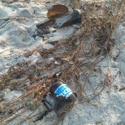 Gente inconsciente deja basura en las playas