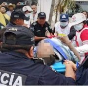 Terrible accidente albañil queda enterrado en los escombros