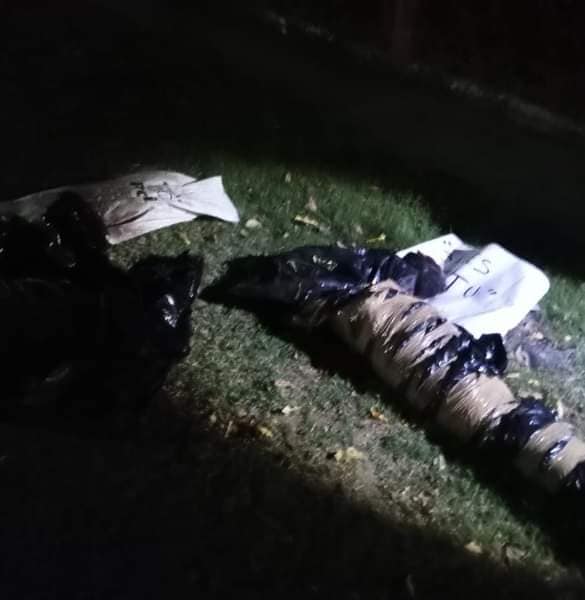 Encuentras tres cuerpos embolsados en Jalapa, Tabasco