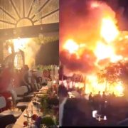 Incendio en fiesta de bodas