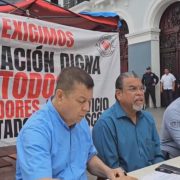 Coalición por Tabasco continúa con huelga de hambre en Plaza de Armas