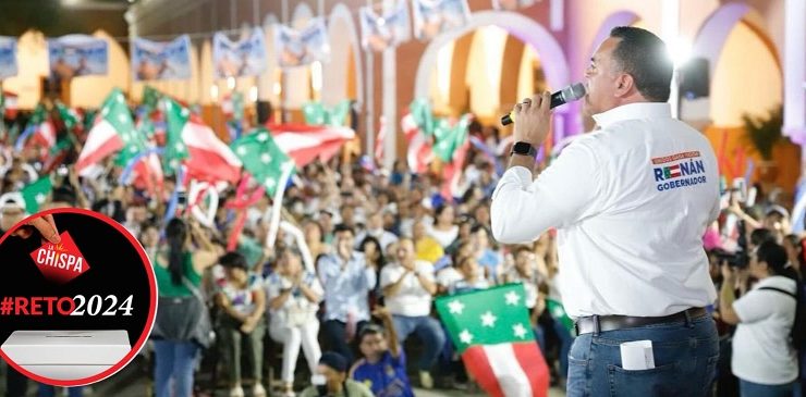 Simpatizantes de varios partidos respaldan la propuesta de Renán Barrera para combatir la pobreza.