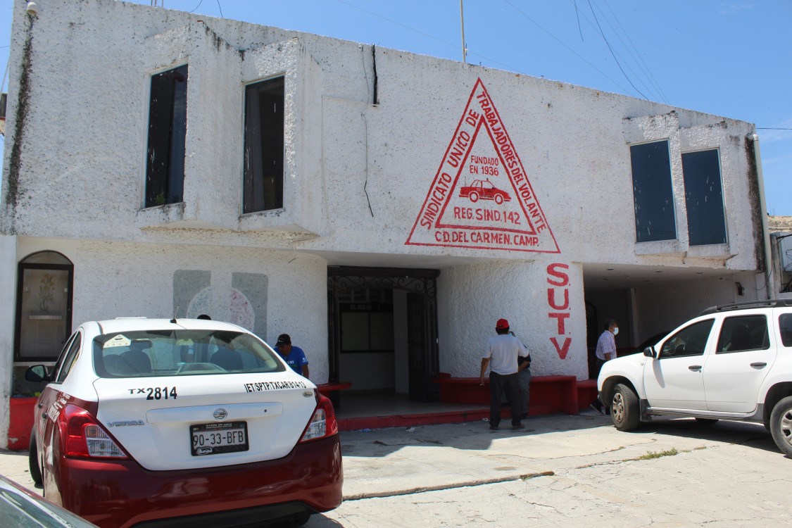 Taxistas de Ciudad del Carmen se sumarán a la marcha general en Campeche