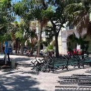 Ayuntamiento retiró para su resguardo todo el mobiliario y equipamiento de la Plaza Grande