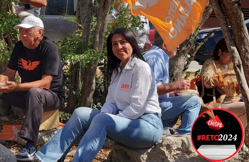 Cinthya Baqueiro candidata Movimiento Ciudadano a diputada por el distrito 9 inició ayer su campaña