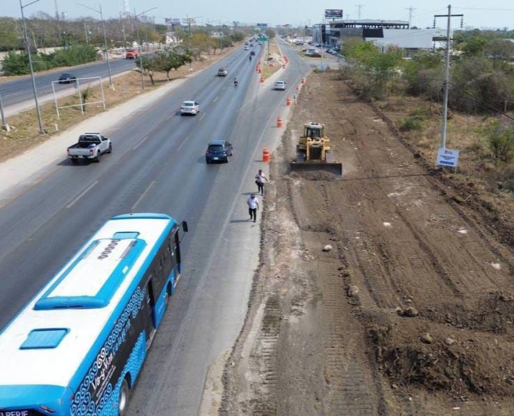 Gobierno del Estado concluirá con construcción de calles laterales en carril exterior del Periférico de Mérida