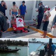 Explosión en un embarcación en Progreso deja 8 lesionados entre ellos menores