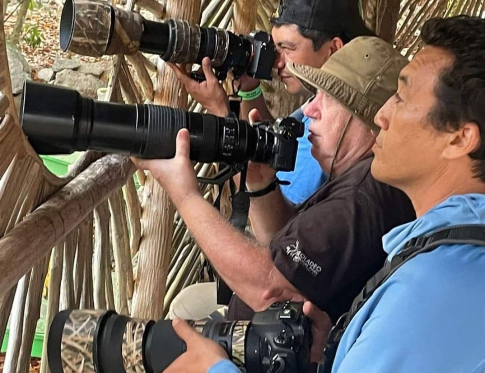 Especialistas en aviturismo de la Península de Yucatán visitaron el Parque Ecoturístico Punta Sur y el Centro de Conservación y Educación Ambiental (CCEA)