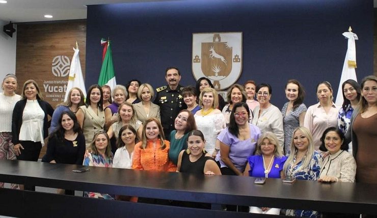 Mujeres empresarias elogian la paz de Yucatán durante reunión en la SSP