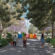 Inician trabajos de intervención a la Plaza Grande de Mérida