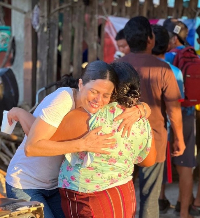Tania Casa Madrid, firme inicia su aventura hacia la Presidencia Municipal de Bacalar.