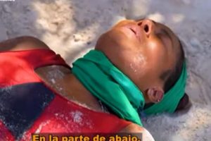 Después de esta lesión, ``Toñita´´ presentó dolor en la extremidad, por lo que tuvo que salir de la competencia.