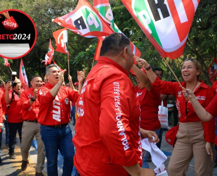 Sergio Vadillo acompaña a líder nacional del PRI, Alejandro Moreno en gira por Mérida