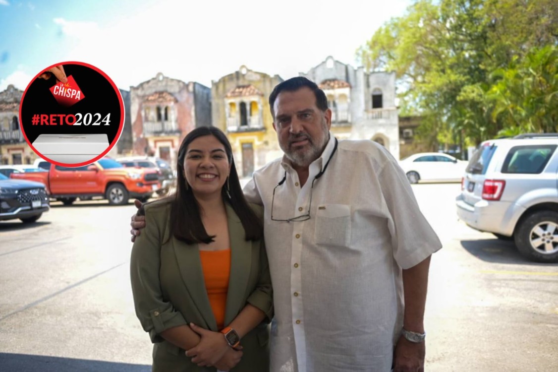 Vida Gómez candidata a la gubernatura Movimiento Ciudadano y José Martín Pacheco presidente AMHY