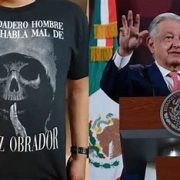 Camiseta donde se vincula culto SANTA MUERTE con AMLO desata polémica Cultura de la muerte es condenada por la Iglesia Católica y sus Obispos.