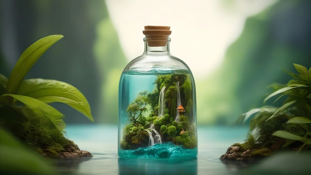 Un ecosistema en una botella