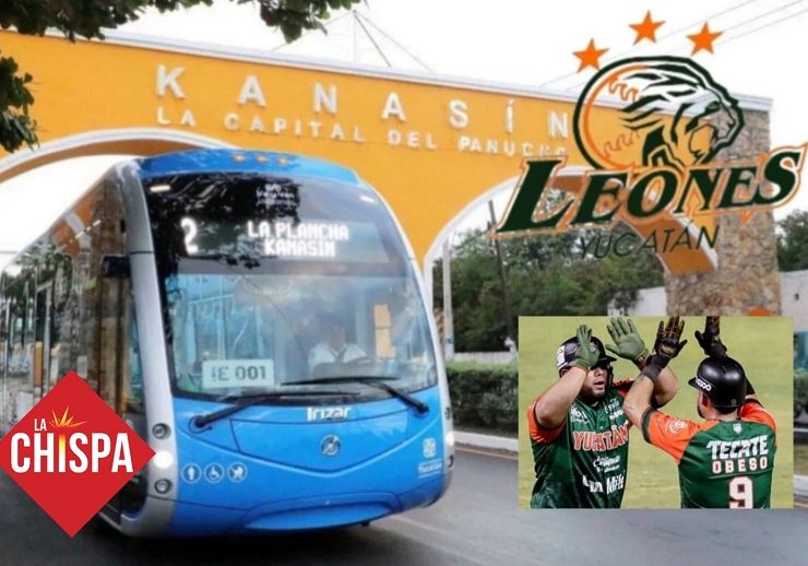 ¡Al béisbol! Llegará el IE-Tram al parque de béisbol de Kanasín