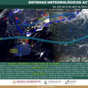 SMN prevé lluvias inttensas en San Luis Potosí, Hidalgo, Puebla, Veracruz y Oaxaca