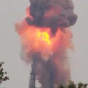 Se registró una explosión en SpaceX