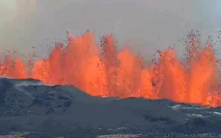 Erupción volcánica en Islandia, la quinta en los últimos meses