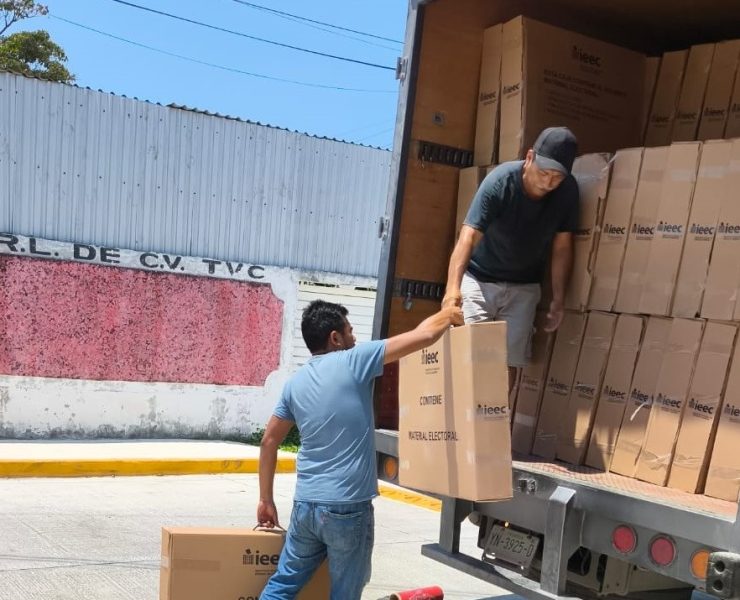 El 18 de mayo deben arribar la paquetería electoral