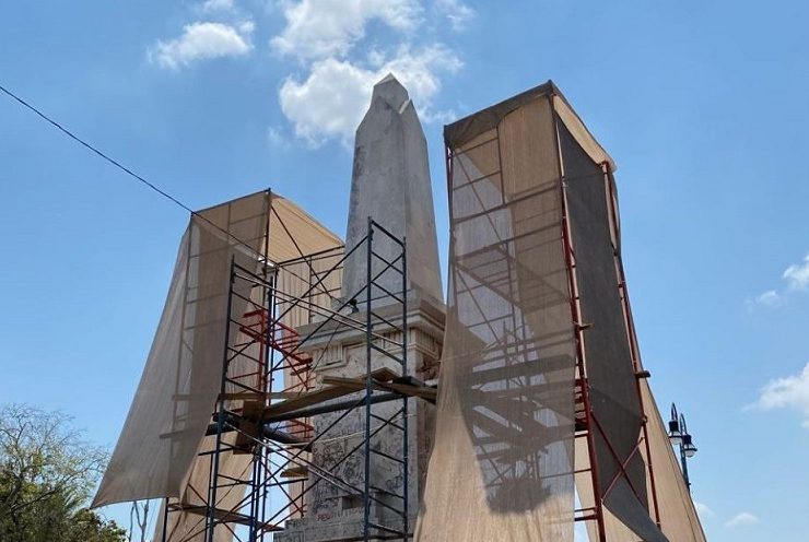 INAH finaliza trabajos en emblemáticos monumentos de Paseo Montejo