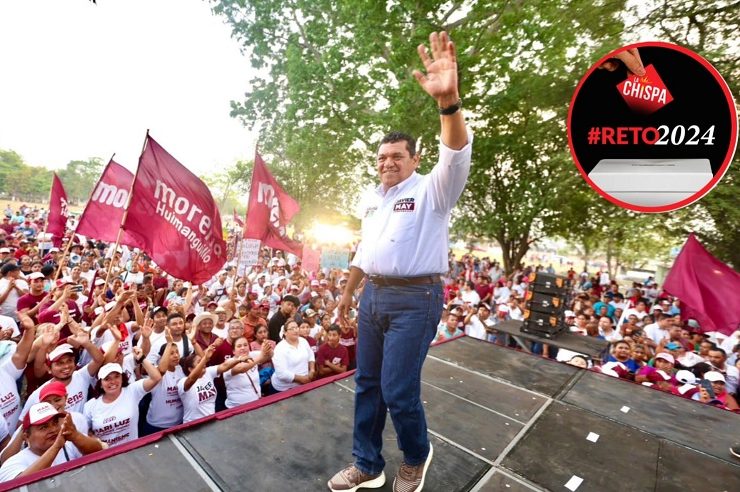 Javier May en Tabasco habrá triunfo contundente el 2 de junio