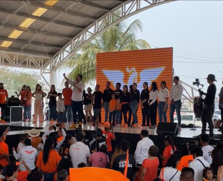 Cierre de campaña de Máynez en Ciudad del Carmen