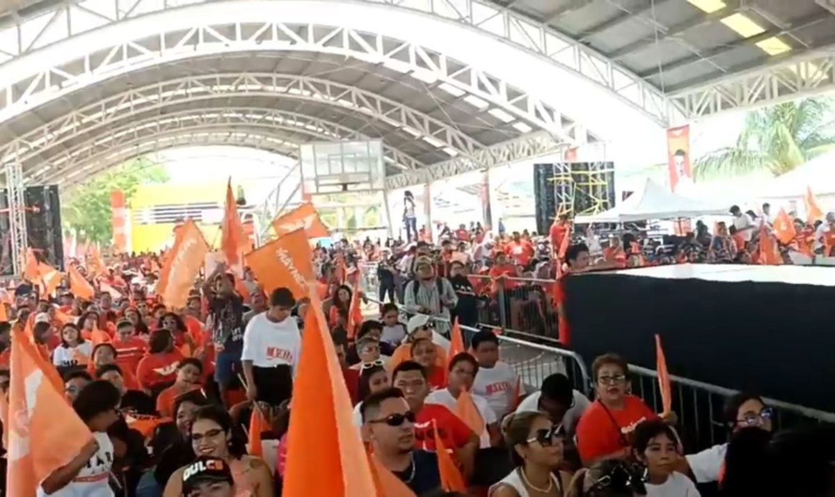 Cierre de campaña de Máynez en Ciudad del Carmen