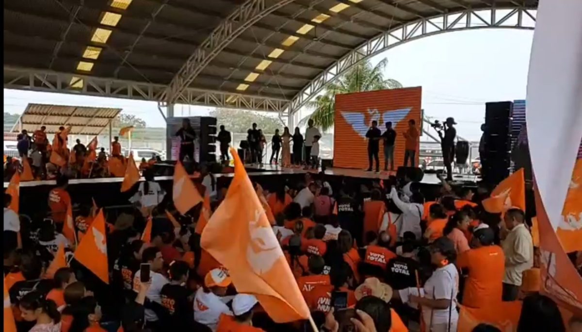 Cierre de campaña de Máynez en Ciudad del Carmen