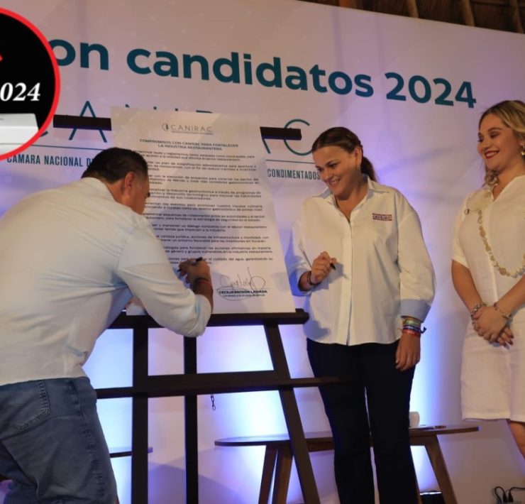 El sector restaurantero de Yucatán sostuvo una reunión de trabajo con los aspirantes del PAN, PRI y PANL a la gubernatura del estado, Renán Barrera Concha, y a la alcaldía de Mérida, Cecilia Patrón Laviada.