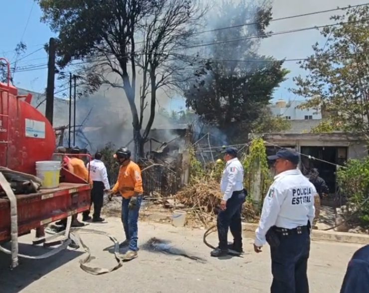 Incendio consumió vivienda