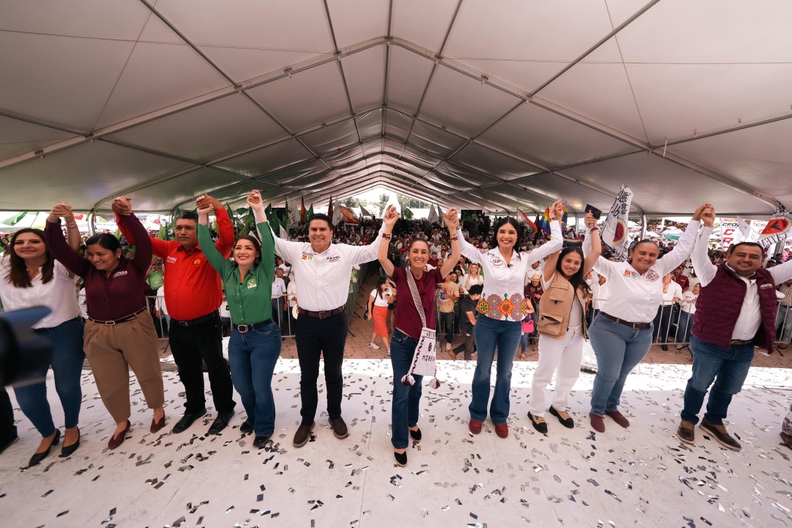 Anuncia Claudia Sheinbaum cierre de campaña en el Zócalo de la CDMX