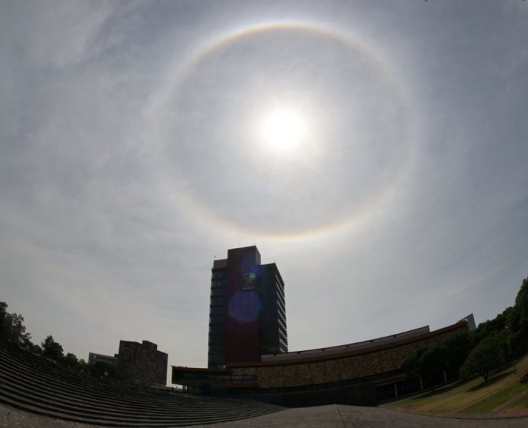 El Espectacular Halo Solar Cautiva a la Ciudad de México, Estado de México y Puebla