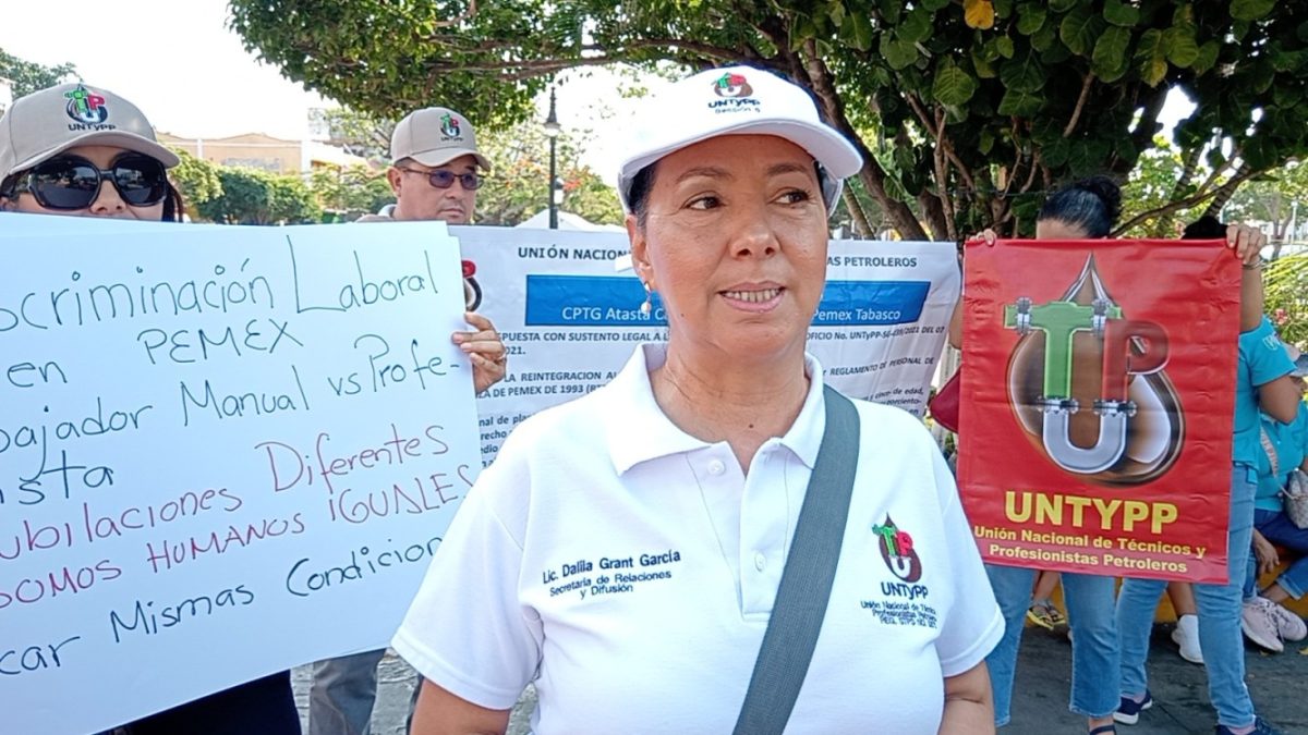 La UNTyPP exigen respeto a sus derechos laborales a Pemex