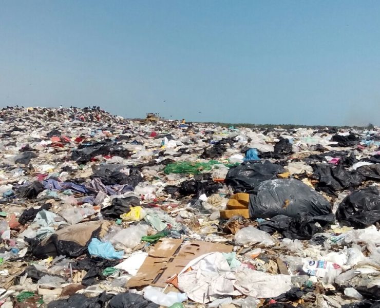 Mal manejo de la basura en el relleno sanitario