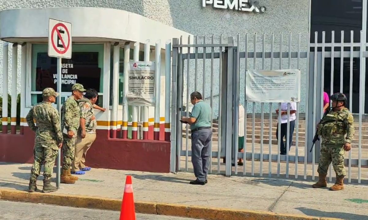 Simulacro “Código Plata” en el Hospital General de Pemex