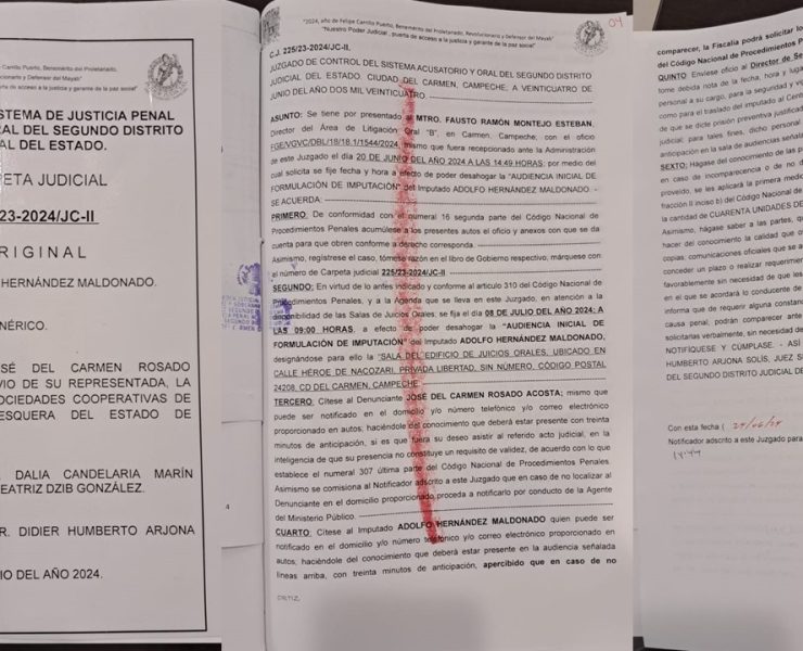 Líder pesquero denuncia persecución en su contra