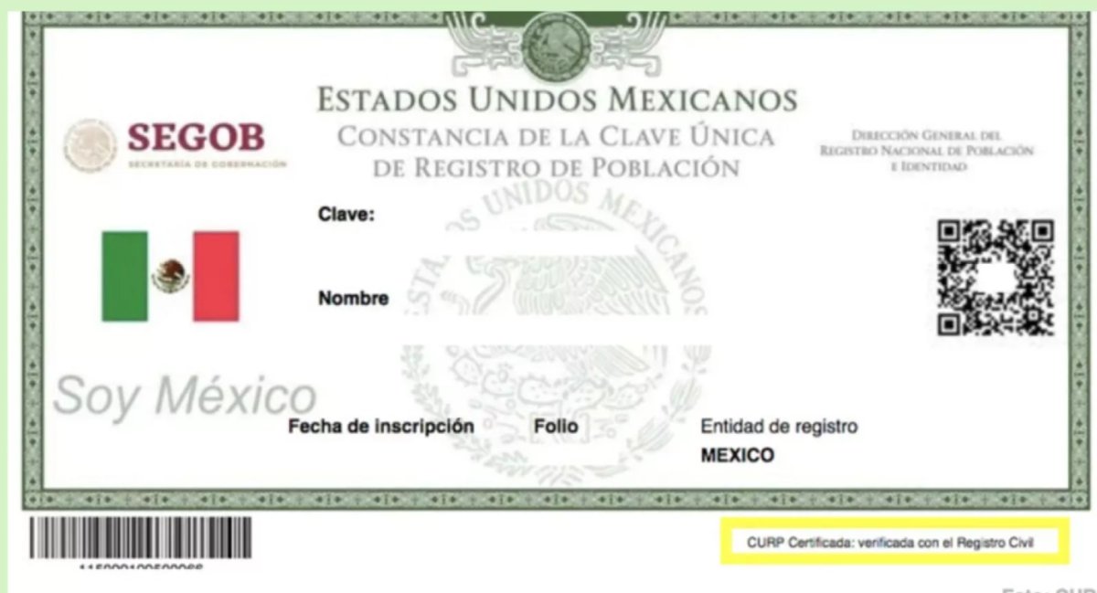 Desinterés para obtener la CURP en Ciudad del Carmen