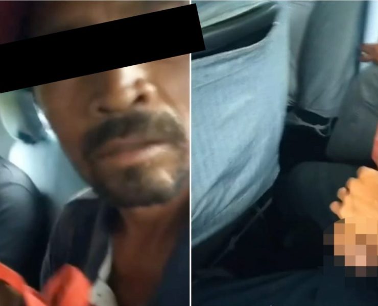 Captan a sujeto acosando y tocándose en un transporte público en Tabasco