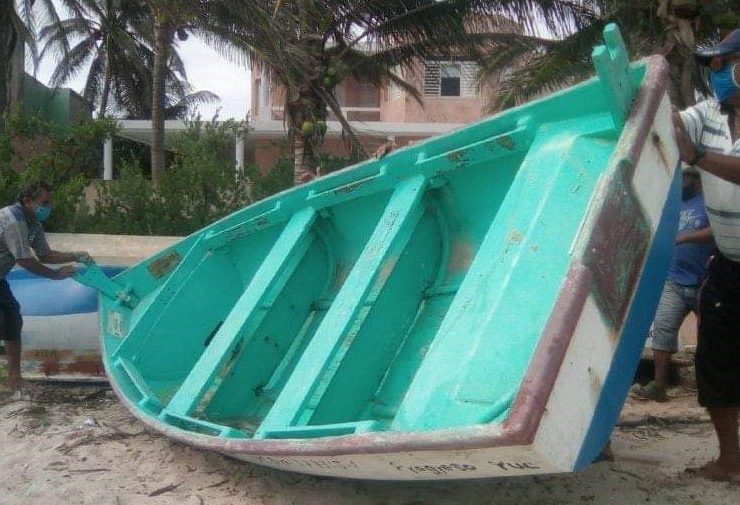Ayuntamiento de Progreso y pescadores preparan refugios temporales para proteger las lanchas