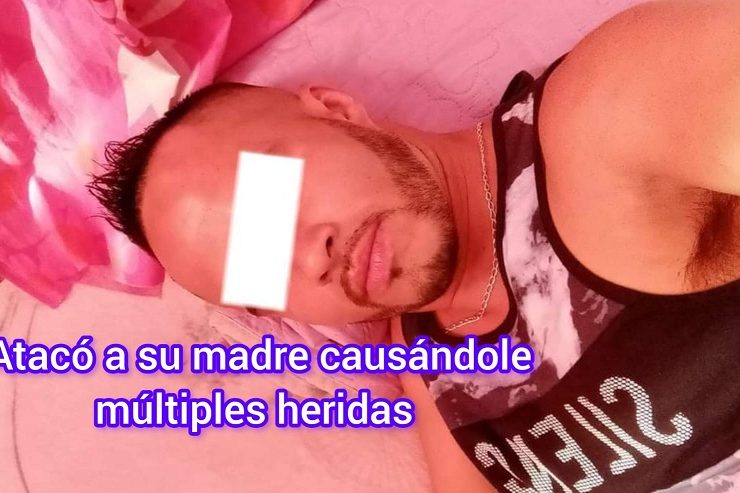Detenido por atacar a su madre con un machete en Piedra Agua Umán