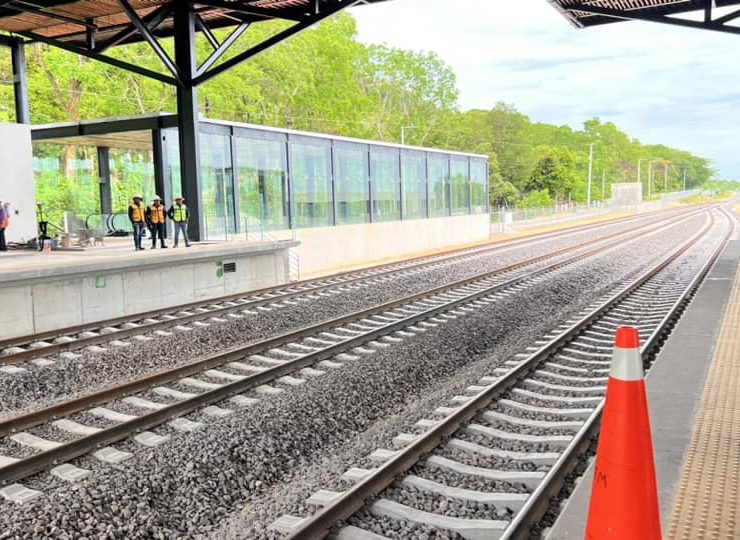 Estaciones del Tren Maya en El Triunfo y Boca del Cerro abrieron sus puertas este lunes