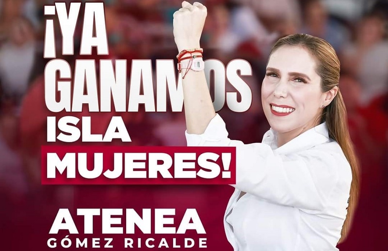 Isleños Celebran el Triunfo de Atenea Gómez Ricalde