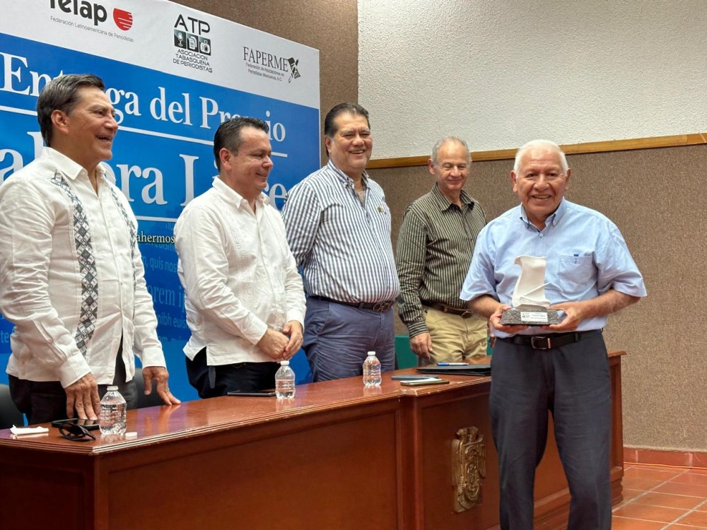 ATP galardonan a periodistas con premio "Palabra Libre" 2024