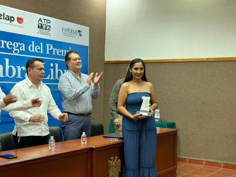 ATP galardonan a periodistas con premio "Palabra Libre" 2024