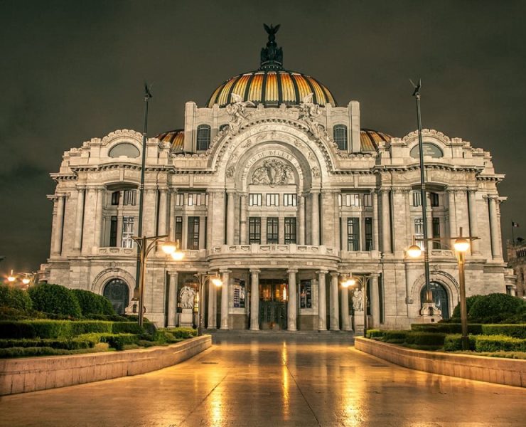 El Palacio de Bellas Artes.