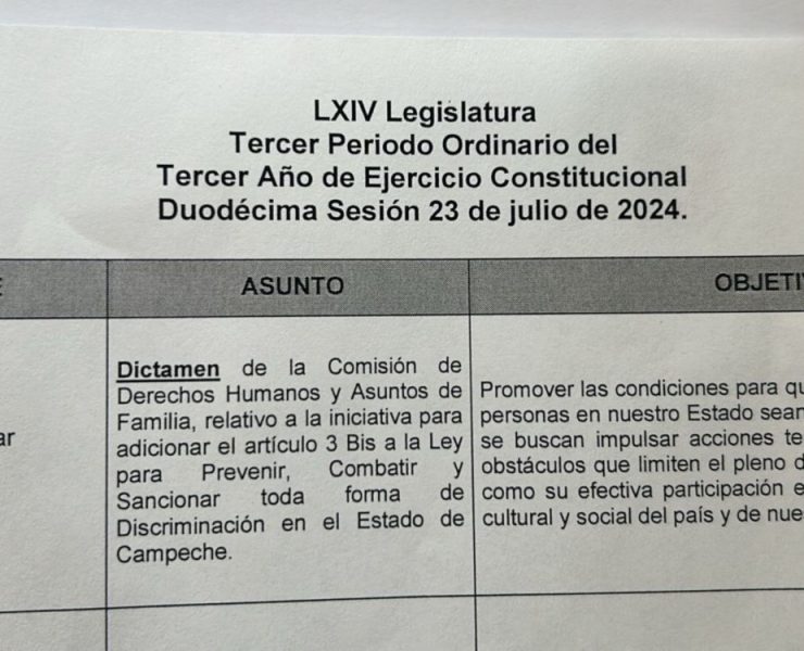 Le ponen freno a la discriminación en Campeche