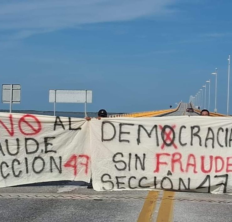 Petroleros de la Sección 47 piden no al fraude