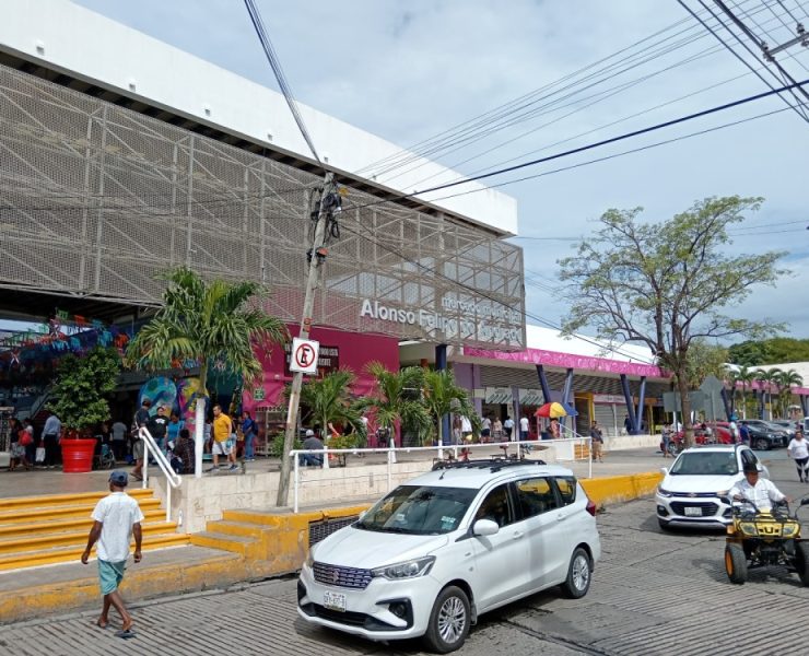 Mantenimiento al mercado AFA para recibir a visitantes